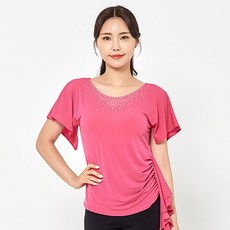 dancedome 翅膀寶石T恤 LDT28300, 粉紅色