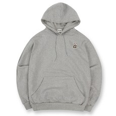 OTD 中性春秋 Cherry Overfit 小熊刺繡貼片連帽衫