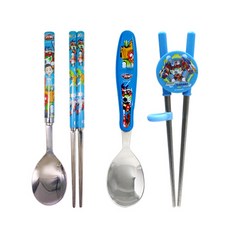 LE BARN 衝鋒戰士7餐具組, 混色, 湯匙+筷子+孩童用湯匙+學習筷