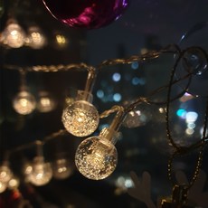 J TORY STORE 純淨氣泡櫻桃燈串 50p, 暖色, 50個