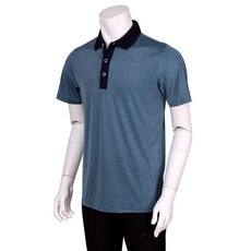 男性彈性短袖翻領高爾夫T恤 COKGK501