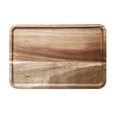 Market Pio廚房高級木質方形早午餐托盤 款式4, 混色, 1個