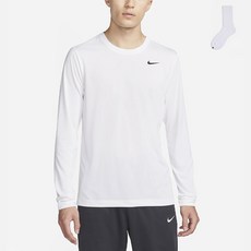 Nike 男款 Dri-FIT Reset 長袖 T恤 DX0994-100 + welldone 襪子組
