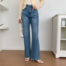 린다샵 여성용 포딜먼 컷팅 일자 팬츠 PT9987K25