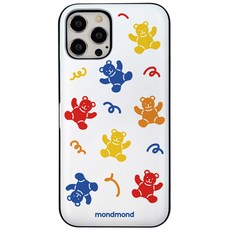 Mondmond小熊暑假磁吸門緩衝手機殼