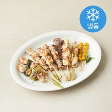 지엔씨푸드 닭한마리 모듬꼬치 (냉동), 370g, 1개