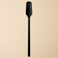 이지실리 스퀘어 실리콘 다용도 티 버터 잼스푼, 블랙, 1개