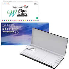 TUCO.B 高級鋁製美術調色盤+水彩顏料 7.5ml 13款, 1組, 20格