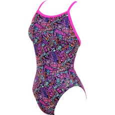 Tornado 女式室內半剪裁連體緊身泳衣 RLS3091