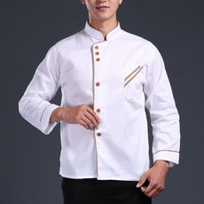 Unheve 鈕扣亮點廚師制服