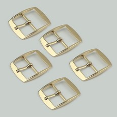 마다꾸미 가방 끈 장식 DIY 공예 H형 버클 32mm 5p, 골드(버클), 1세트
