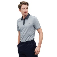 KimYoungJoo 男士 Stick 涼感尼龍彈性機能性短袖Polo衫 K9MMSH1905