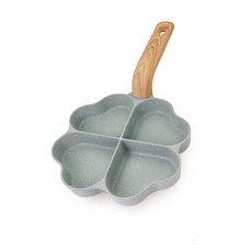 나리히라 인덕션 하트 에그팬 그린, 21cm, 1개