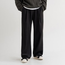 男款Zeta優質單褶寬鬆鬆緊休閒褲