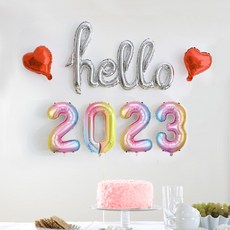 哈囉 2023 裝飾套組, 2套, 彩色