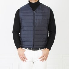 마인플로우 남성용 경량 HA 브이 패딩 조끼