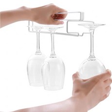 Aroi白色雙層紅酒架, 白色的, 1個