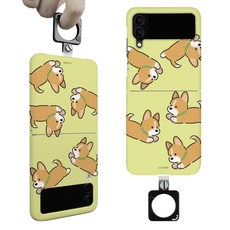 유스픽 왕왕 귀여워 스퀘어링 하드 휴대폰 케이스