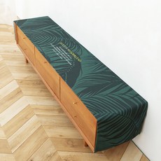 I Love Home 北歐綠葉電視櫃墊, 綠光