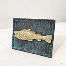 Kuching island. 避邪明太魚手工迷你相框, 綠色