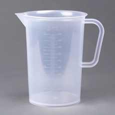 PP 반투명 계량컵, 화이트, 1L, 1개