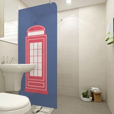 樹叢 靜電無膠淋浴窗戶 北歐風格窗貼 CNSW07, 混合色