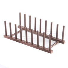 Soul Reviving 多用途 8 格架餐具收納盒 1ea, 棕色