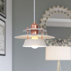 PAPA Lake 單頭吊燈, 白色