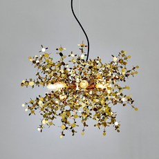 Aladdin Lighting Twinkle 8頭吊燈, 金色