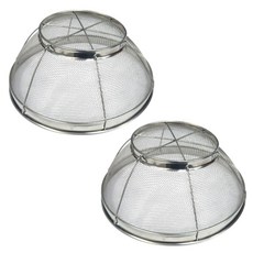 小麥購物 排水孔防堵罩 C543 103g 2個, 銀色