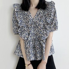 Awesomeful 卡通風荷葉邊上衣