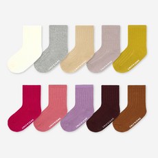 unifriend 女孩日常用襪子 10 件套