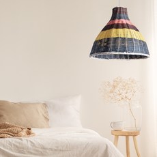 원하 라탄 자메이카 1등 펜던트조명, 네츄럴