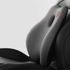 Ez2mk 四季完美護理記憶棉汽車靠墊 MS-30, 1個, 灰色
