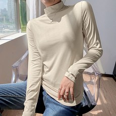 어썸풀 여성용 어베인 반폴라 긴팔 티셔츠