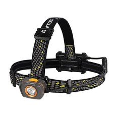 GENTOS 暖黃光頭燈 210流明 IP64 SDH-331D, 黑色, 1個