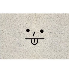 Line Face腳踏墊 50*80cm, TYPE6, 1個