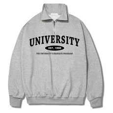 illuso 特殊雙面 University1898 半拉鍊連帽大學T