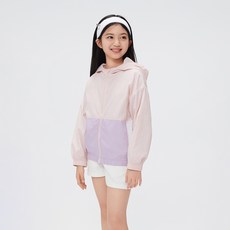SPAO Kids 兒童抗UV輕量拼色防風外套