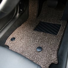 포시즌 자동차 코일매트 확장일체형 1 + 2열 세트, 현대 소나타DN8 기반 택시 2024년형, 브라운