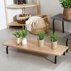 View 800 小型花盆架, 相思木, 1層