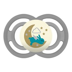 MAM Perfect安撫奶嘴, 夜光兔子月亮, 12個月以上, 1個
