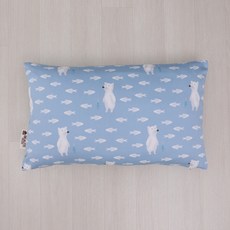 BEAUTE HOUSE 枕套, 藍色雪熊款