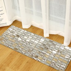 환상적인 마블링 센스있는 패브릭 대리석 주방 발매트, 13