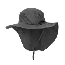 後頸遮陽帽, 黑色