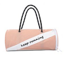 簡約設計運動單肩包, 粉紅色