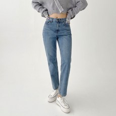 플랜데이 여성용 에코 보이핏 데님 팬츠