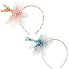 JOYPARTY 兔耳髮箍2款套組, 1套, 粉紅色, 藍色