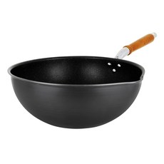 大理石不沾塗層中式炒鍋, 1個, 30cm