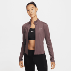 NIKE 耐吉 女款全拉鍊中層跑步上衣